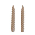 Vela para castiçal Twist Bold bege 18cm – Lolahome