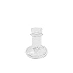 Castiçal de vidro clean transparente 8x10 cm - decoração minimalista | Lolahome