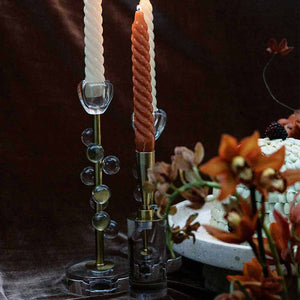 CASTIÇAL DE METAL E ACRÍLICO ECLAT P