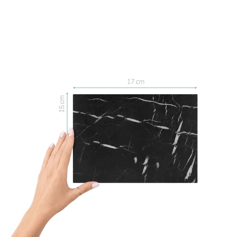 Tábua de Onix Preta – peça única para servir ou decorar lavabo | Lolahome