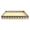 BANDEJA MOSAICO SOLARIS MARFIM E FENDI 33x23