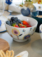 Bowl de porcelana Flowerscape com estampa floral Lolahome