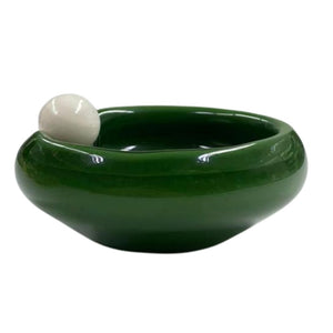 Bowl murano cristal verde desenvolvido pela Lolahome e produzida no Brasil