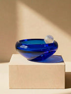 Bowl artesanal em Cristal Murano verde escuro, 15x7cm, desenvolvido no Brasil pela Lolahome