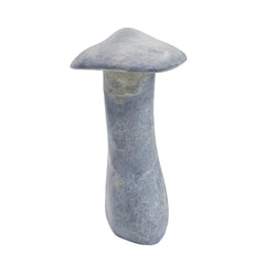 Escultura cogumelo decorativa em pedra sabão natural, tamanho M, 20cm de altura