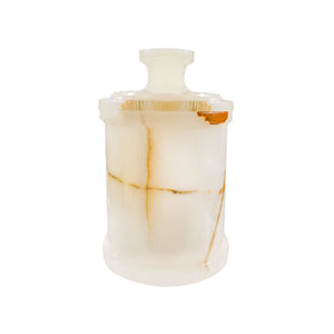Pote de ônix natural 15cm para lavabo – Lolahome
