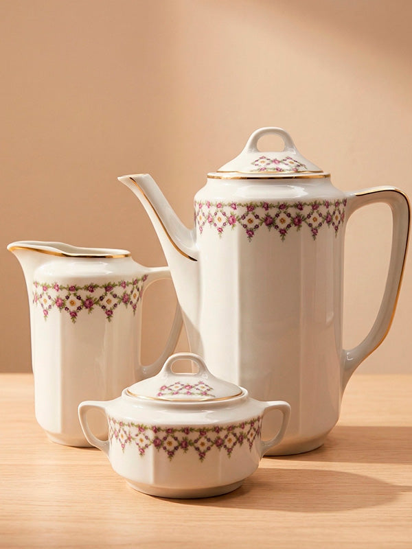 SET DE PORCELANA KPM PARA CAFÉ ORIGEM ALEMANHA ANOS 50