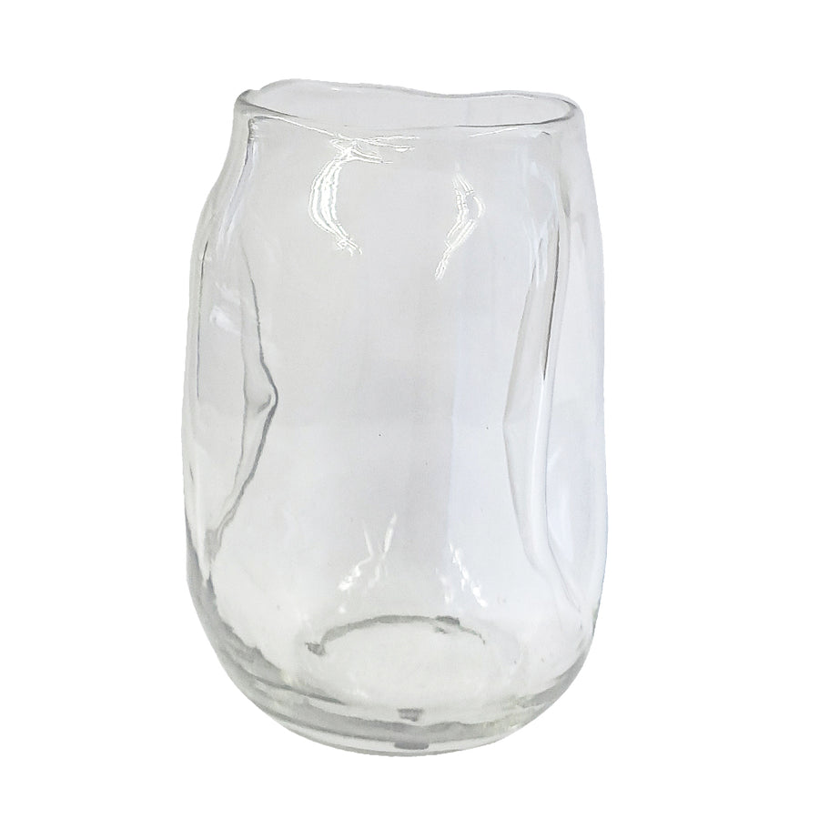 VASO VIDRO OVAL ORGANICO