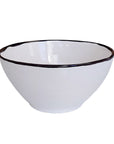 BOWL DE CERÂMICA ARTESANAL ORGANIC PRETO