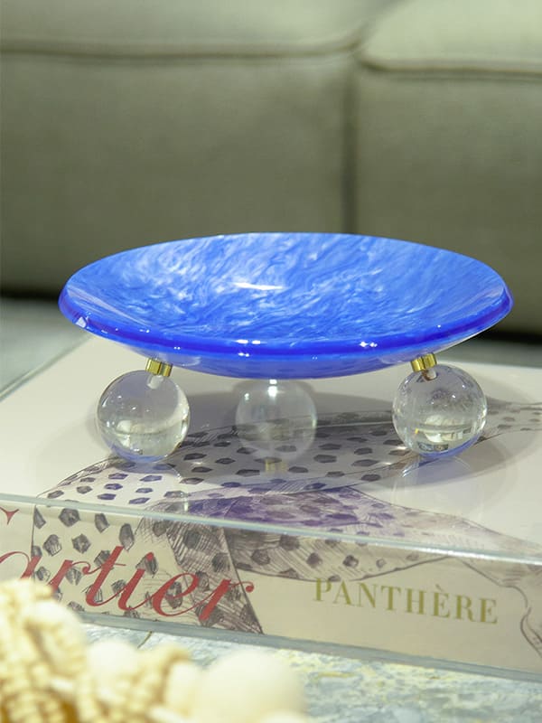 BOWL CRISTAL AZUL 23 CM