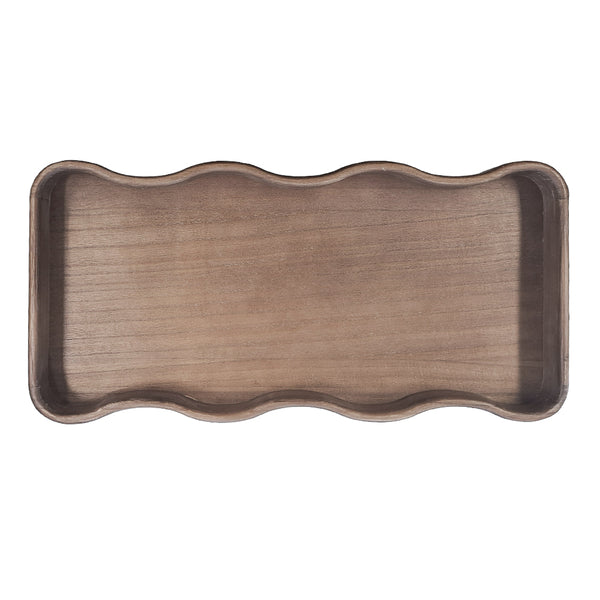 BANDEJA DE MADEIRA MARÉ G 49x26CM