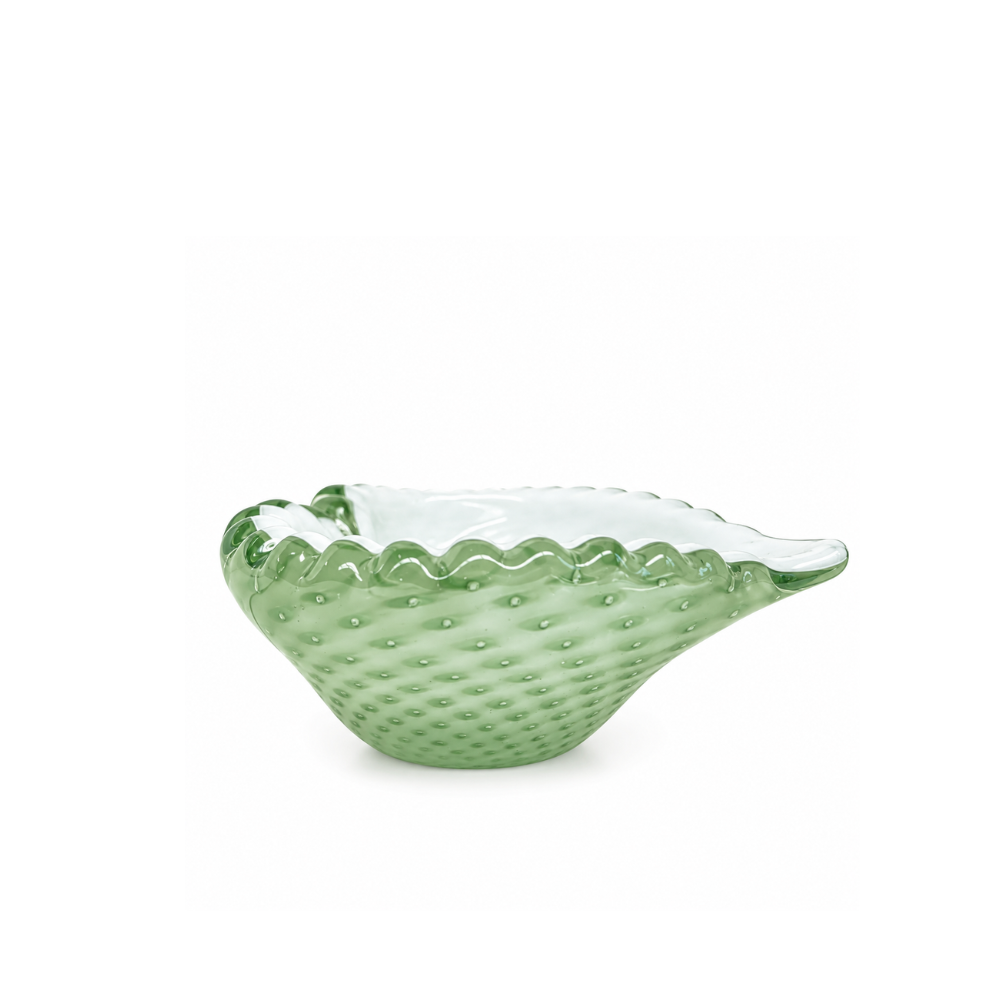 Bowl de Murano Coração Cuore Verde 15x16cm