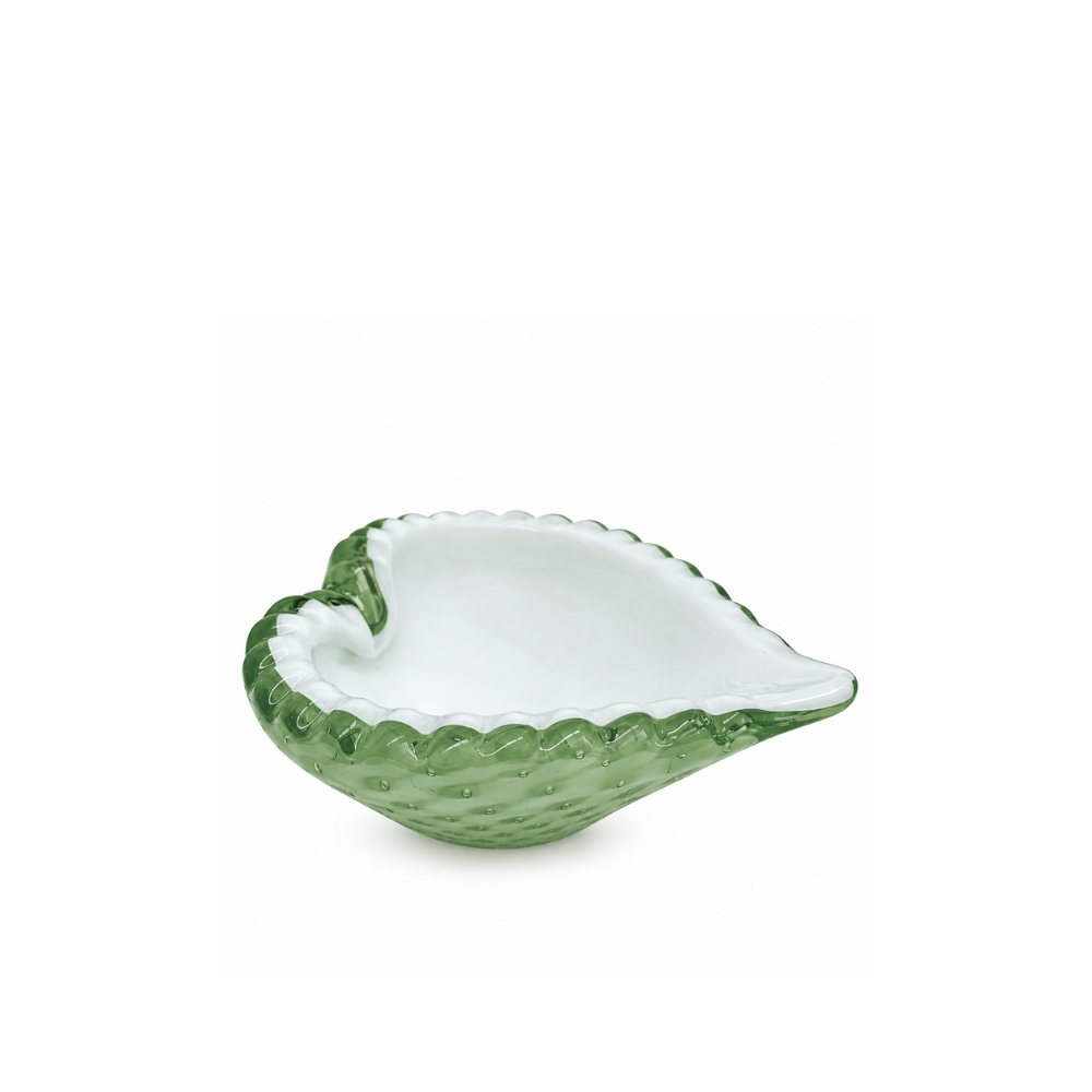 Bowl de Murano Coração Cuore Verde 15x16cm