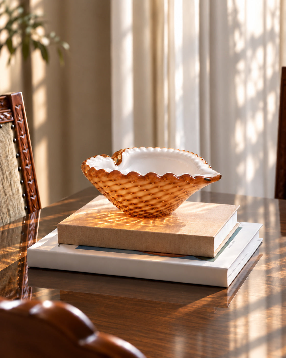 Bowl de Murano Coração Cuore Terracota 15x16cm