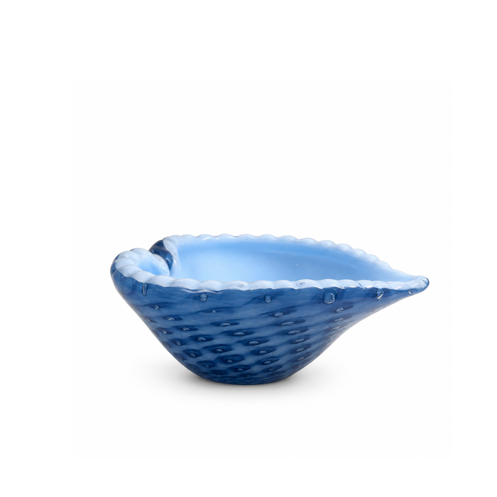 Bowl de Murano Coração Cuore Azul 15x16cm