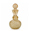 Garrafa de Murano Francesa Bege com Tampa 28cm