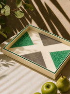 BANDEJA MOSAICO NIRVANA MARFIM 35X24CM