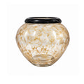 Vaso de Murano Donatella Azul-Marinho com Ouro P 12x13cm