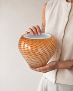 Vaso de Murano Fragola Terracota M 18x16cm