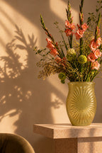 Vaso de Murano Solare Dourado 17,5x23cm