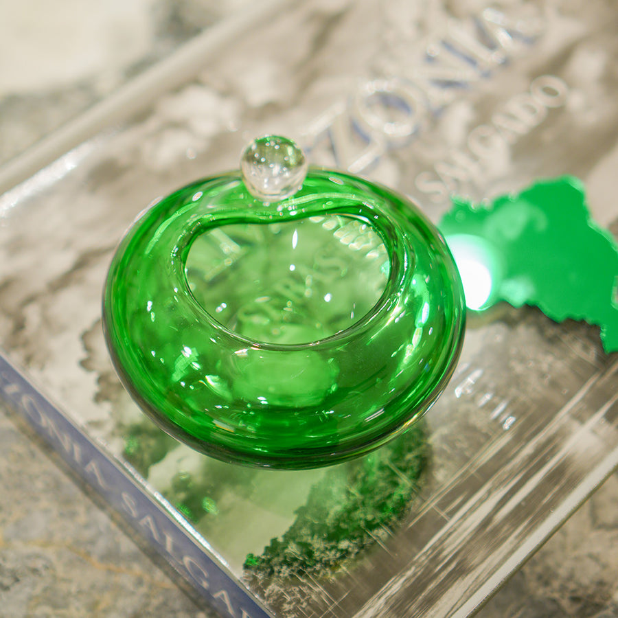 BOWL DE MURANO  BUBBLE VERDE