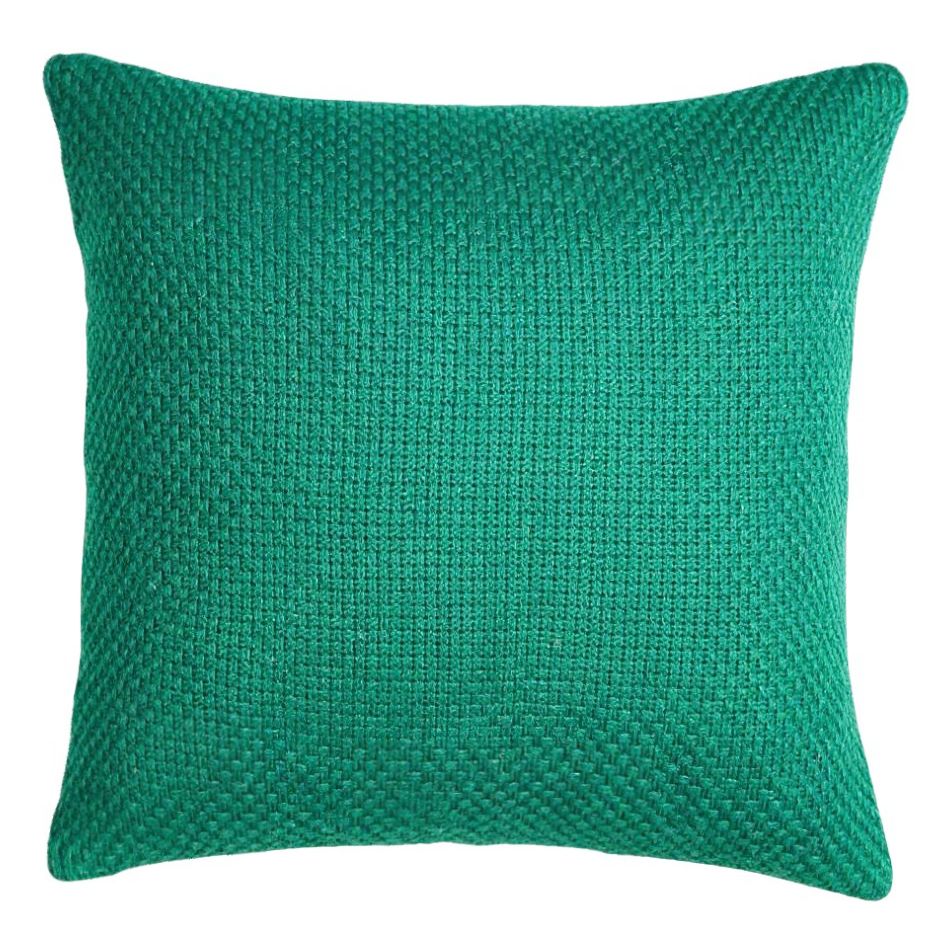 CAPA DE ALMOFADA CASHMERE TOUCH PONTO ARROZ- VERDE- 50X50 CM