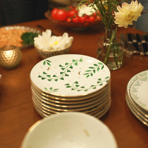 PRATO SOBREMESA DE PORCELANA CELEBRATE 21 CM