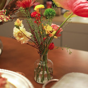 VASO DE VIDRO CILÍNDRICO  9 X 13 (H) CM