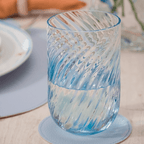 COPO DE MURANO FLOW AZUL 500ML