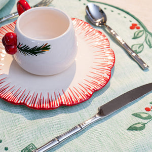 SET 5 TALHERES BAMBU PRATEADO