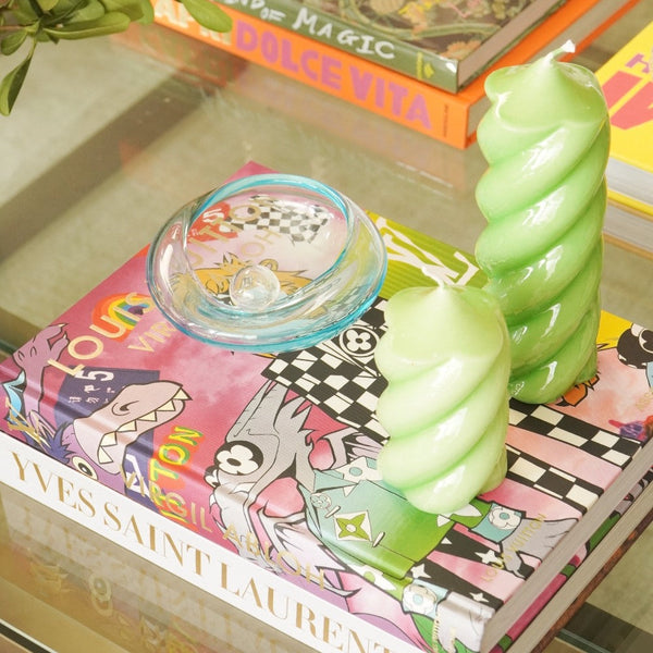 VELA SUPER TWIST VERDE CLARO P 6,5 X 11(h) CM