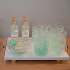 COPO DE MURANO FLOW  VERDE 500ML