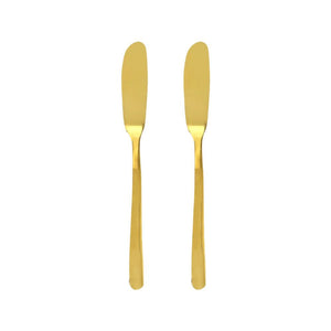 SET 2 ESPÁTULAS PARA APERITIVO CLASSIC DOURADA