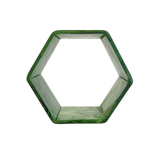 PORTA GUARDANAPO ACRÍLICO GEOMETRIC VERDE