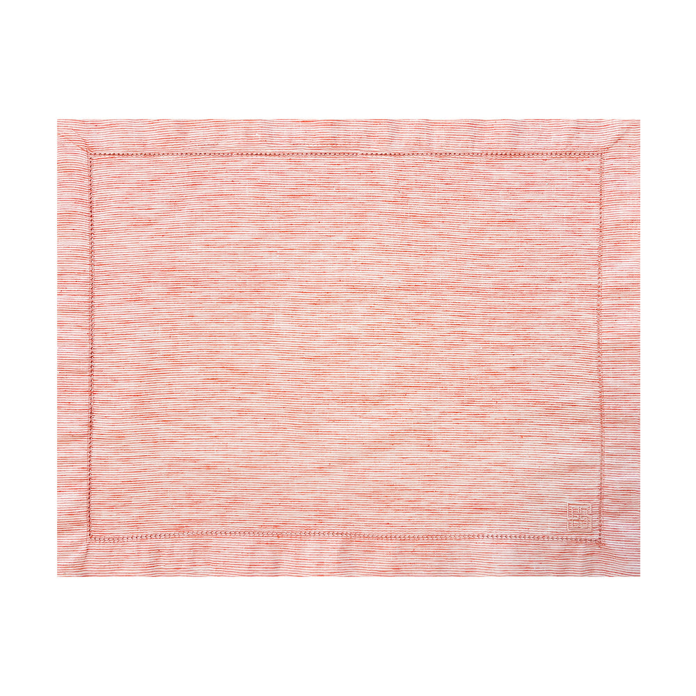 JOGO AMERICANO SUMMER COM PONTO AJOUR LARANJA 50X39CM