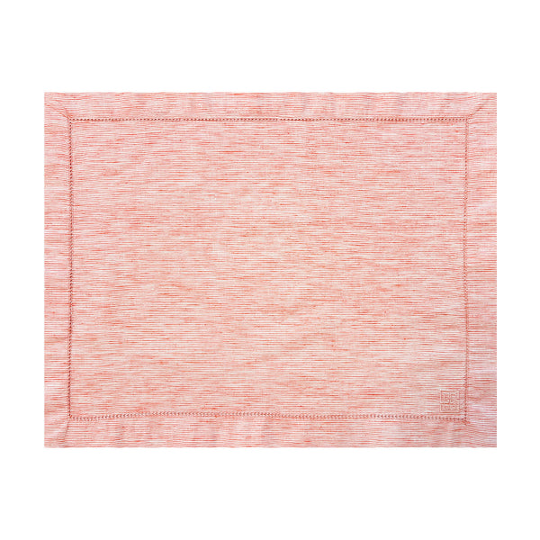 JOGO AMERICANO SUMMER COM PONTO AJOUR LARANJA 50X39CM
