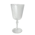 TAÇA ACRÍLICO WAVES TRANSPARENTE