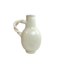 VASO DE CERÂMICA FEITO A MÃO KIGALI MARFIM 23CM