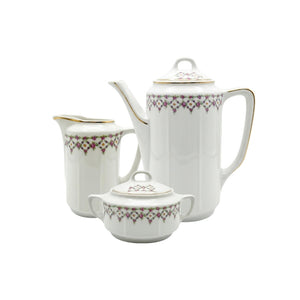 SET DE PORCELANA KPM PARA CAFÉ ORIGEM ALEMANHA ANOS 50