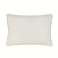 CAPA DE ALMOFADA COZY DE PELE ECOLÓGICA BEGE 50X35