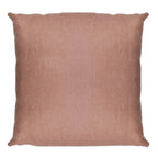 CAPA DE ALMOFADA LINHO PURO TERRACOTA 50x50CM