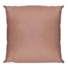 CAPA DE ALMOFADA LINHO PURO TERRACOTA 50x50CM