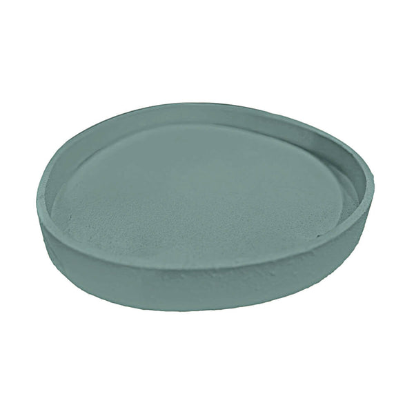 BANDEJA LACA TEXTURA VERDE CELADON G 41CM