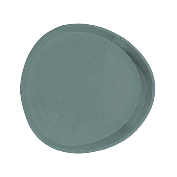BANDEJA LACA TEXTURA VERDE CELADON G 41CM