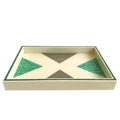 BANDEJA MOSAICO NIRVANA MARFIM 35X24CM