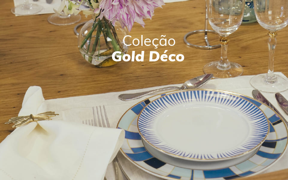 Uma mesa posta classica e autoral para suas refeiçoes na lolahome
