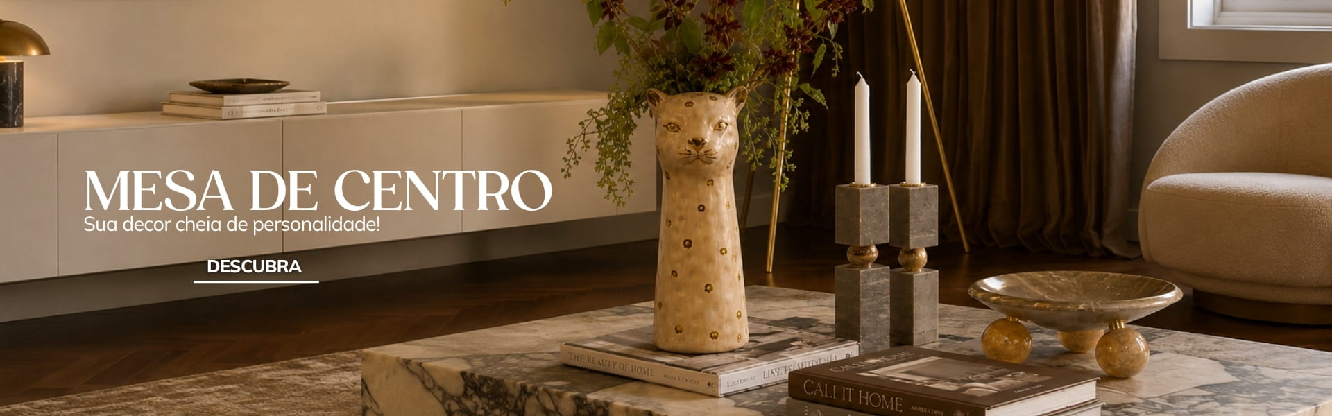 A mesa de centro com mais personalidade na sua decor