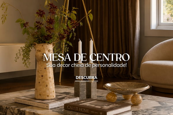 A mesa de centro com mais personalidade na sua decor
