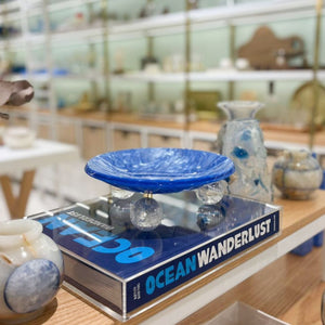 BOWL CRISTAL AZUL 23 CM