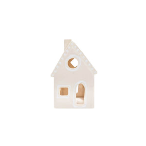 PORTA VELA CASINHA CERÂMICA ARTESANAL P